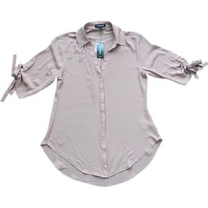 Express button down blouse